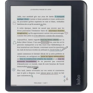 Електронна книга Kobo Libra Colour Black (N428-KU-BK-K-CK)