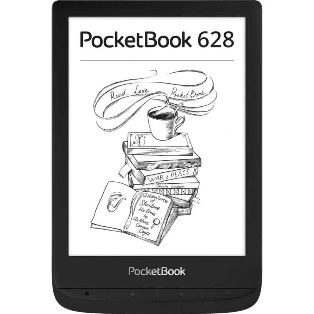 Електронна книга PocketBook 628 Touch Lux 5 Black (PB628-P-WW)