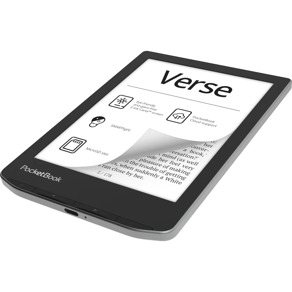 Електронна книга PocketBook 629 Verse Mist Grey (PB629-M-CIS, PB629-M-WW)