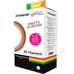Набор нити Wood PLA 1.75mm для 3D ручки Polaroid 3D Pen Root Play (3 цвета) (3D-FP-PL-2501-00)