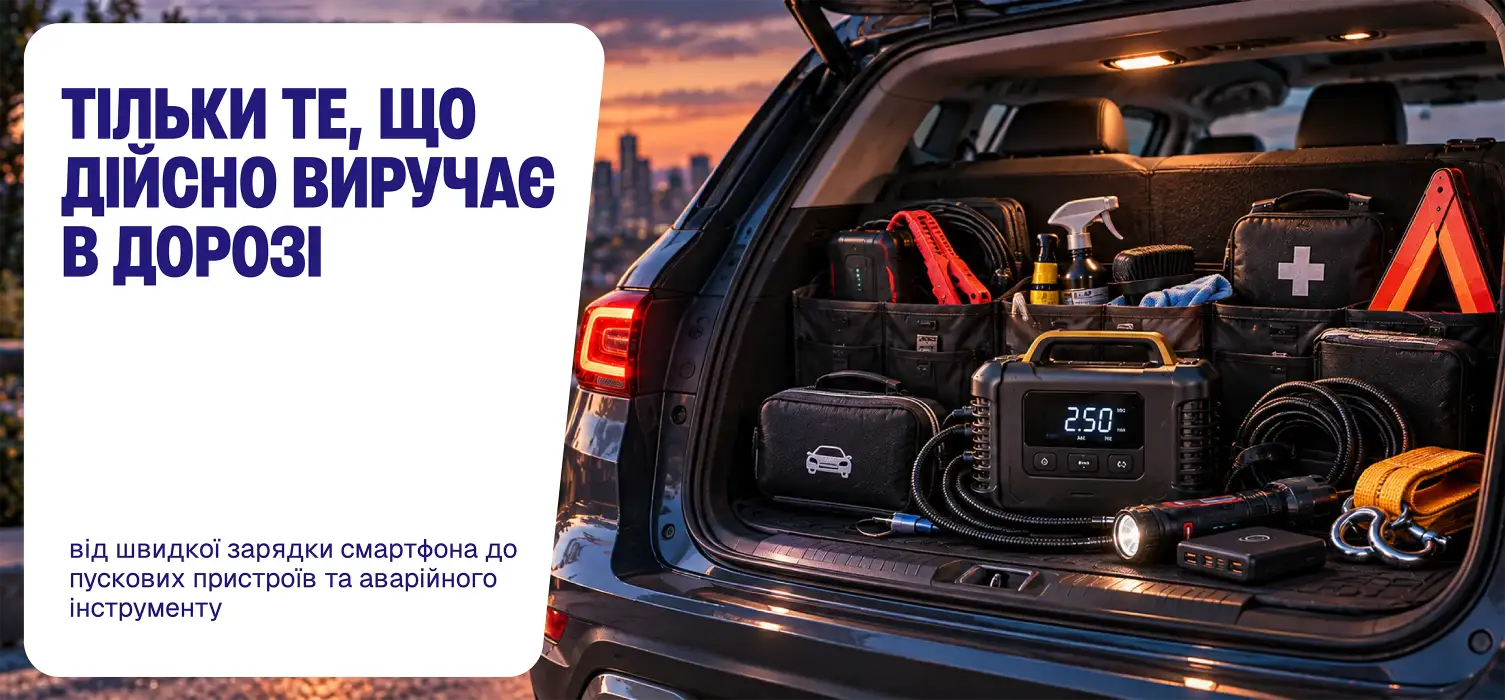 Автотовари, які дійсно виручають в дорозі