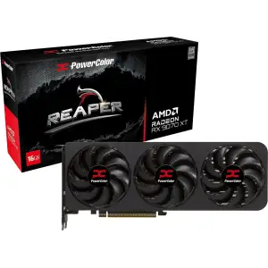 Видеокарта PowerColor Reaper AMD Radeon RX 9070 XT 16GB GDDR6 (RX9070XT 16G-A)