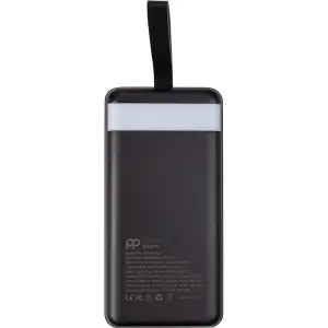 Зовнішній акумулятор PowerPlant 36000mAh 20W Black (PB931422)