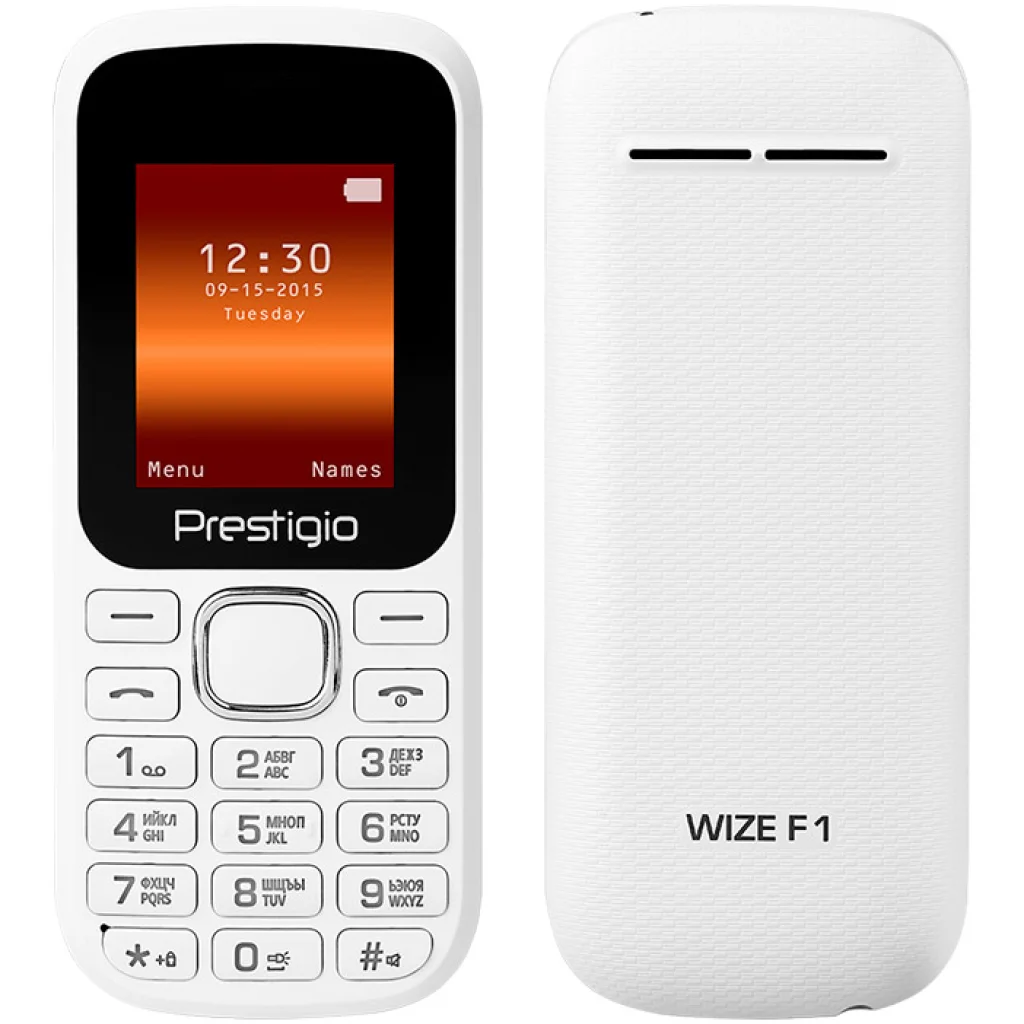Мобільний телефон Prestigio Wize F1 1183 Duo White (PFP1183DUOWHITE) UA