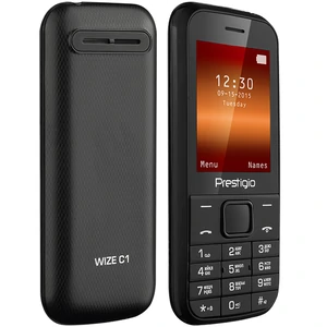 Телефон Prestigio Wize C1 1240 Duo Black UA