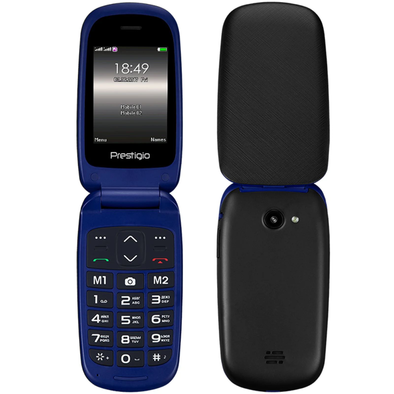 Мобільний телефон Prestigio Grace B1 1242 Duo Blue UA