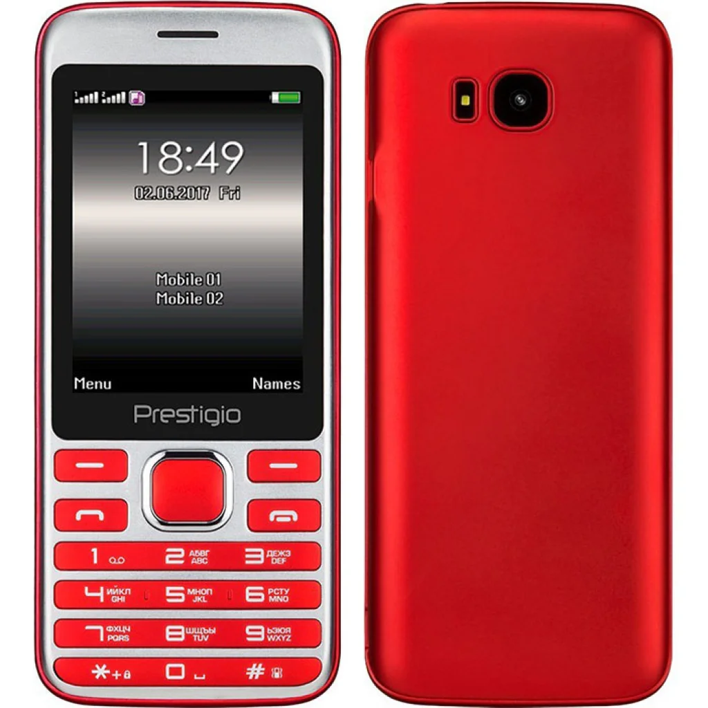 Мобильный телефон Prestigio Grace A1 1281 Duo Red UA
