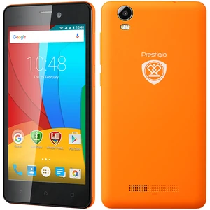 Цвет: Оранжевый - Смартфон Prestigio MultiPhone Wize P3 3508 Duo Orange UA
