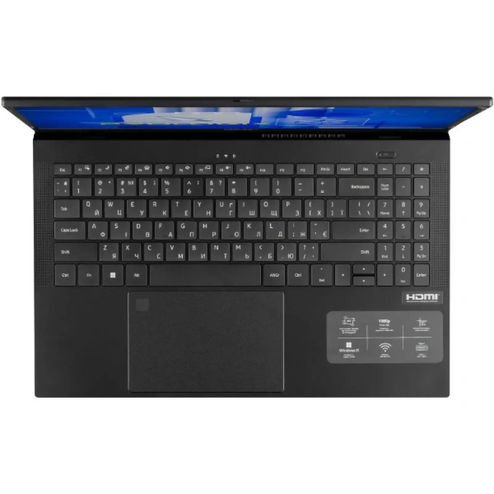 Ноутбук Prologix M15-725 Black (PLN725.I313.16.S2.WP11E.120) UA
