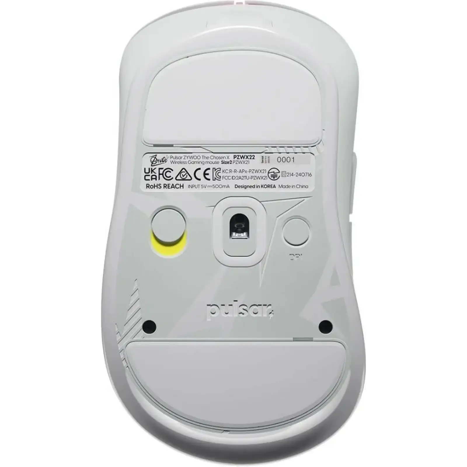 Миша бездротова Pulsar ZywOo Gen.1 Medium White (PZWX22) UA