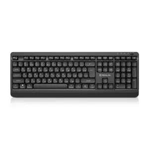 Клавиатура беспроводная REAL-EL RK-760W Black UA
