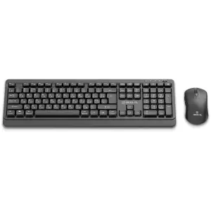 Комплект (клавиатура, мышь) беспроводной REAL-EL Kit-555W Black UA