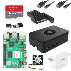 Комплект CanaKit Raspberry Pi 5 8Gb Starter Kit (PI5-8GB-STR128-C4-BLK)