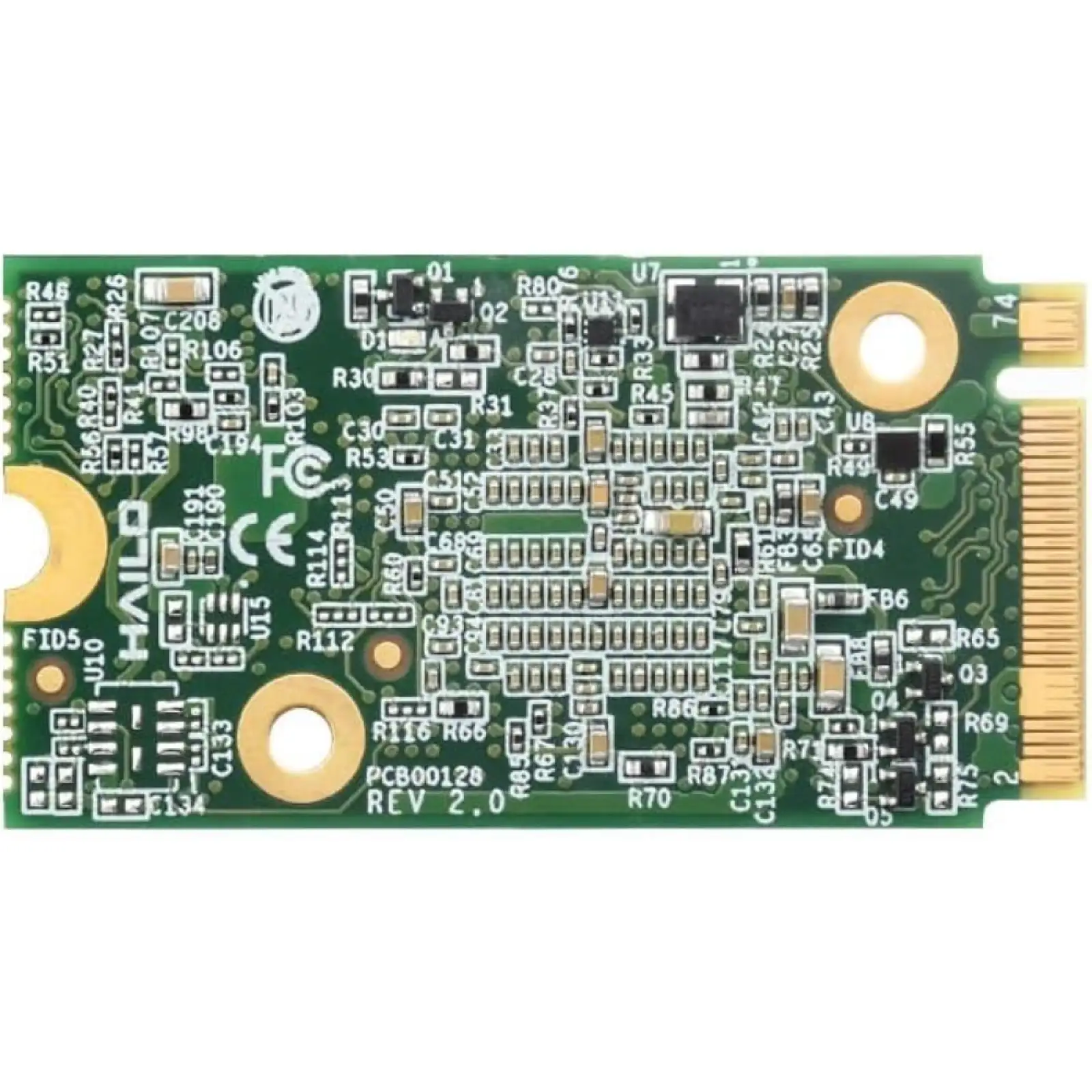 Модуль AI-ускорителя Waveshare Hailo-8 M.2 AI Accelerator Module (26 TOPS) для Raspberry Pi 5 / PC