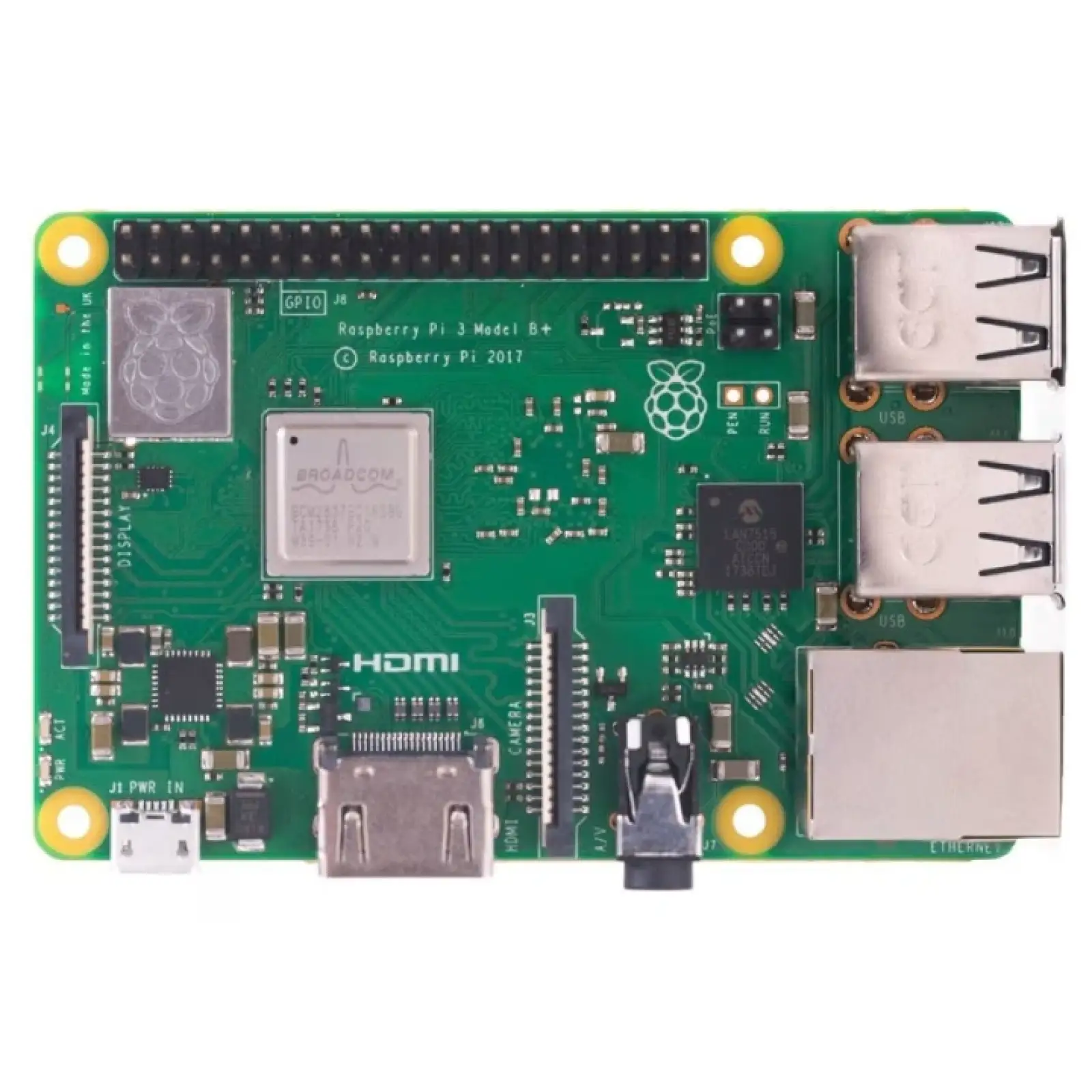 Одноплатний комп'ютер Raspberry Pi 3 Model B+ (RA433)