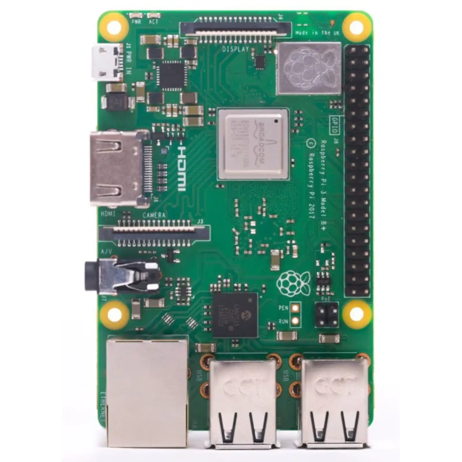 Одноплатний комп'ютер Raspberry Pi 3 Model B+ (RA433)