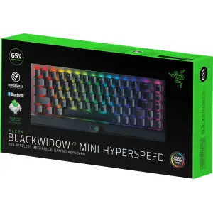 Клавиатура беспроводная Razer BlackWidow V3 Mini Hyperspeed Green Switch Black (RZ03-03891600-R3R1) UA