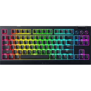 Клавіатура Razer BlackWidow V4 Low-profile TKL HyperSpeed Green Switch (RZ03-05450500-R3M1) UA