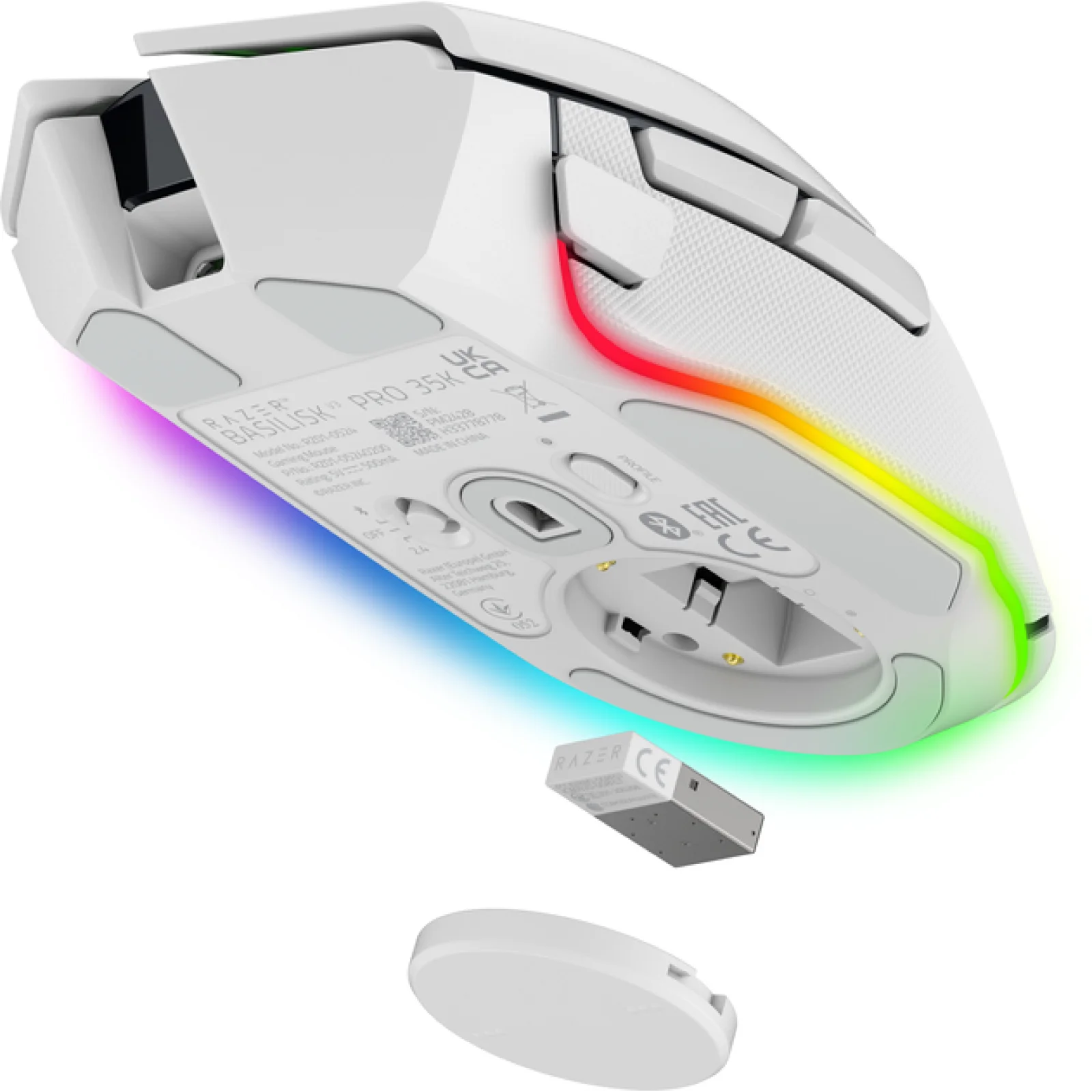 Миша Razer Basilisk V3 Pro 35K White (RZ01-05240200-R3G1) UA