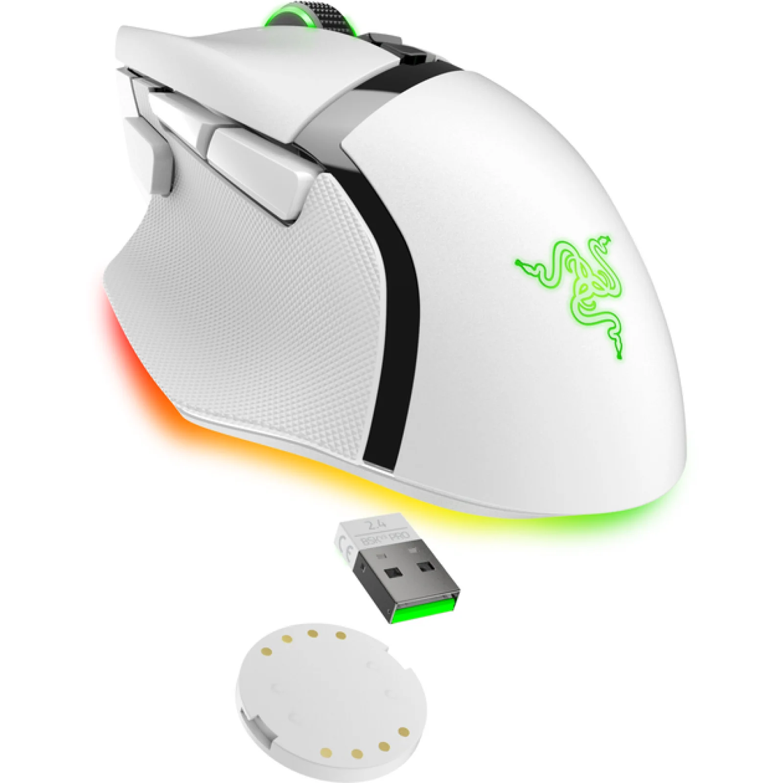 Миша Razer Basilisk V3 Pro 35K White (RZ01-05240200-R3G1) UA