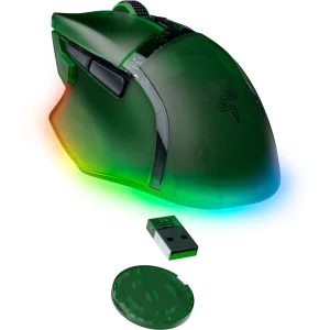 Миша Razer Basilisk V3 PRO Wireless 35K Phantom Green (RZ01-05240300-R3G1) UA