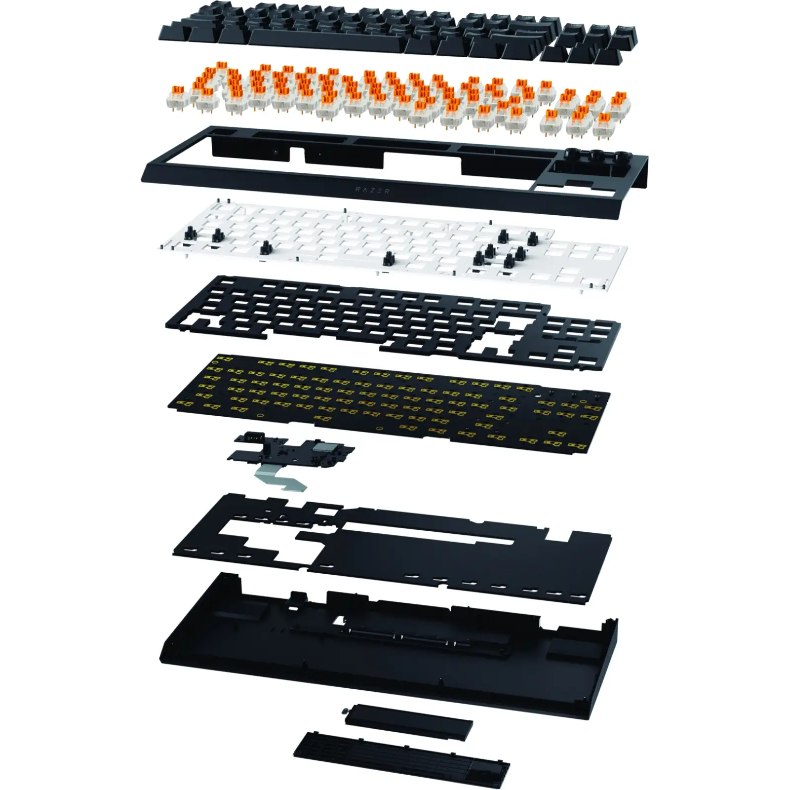 Клавіатура Razer BlackWidow V4 TKL HyperSpeed Orange Switch (RZ03-05480100-R3M1) UA