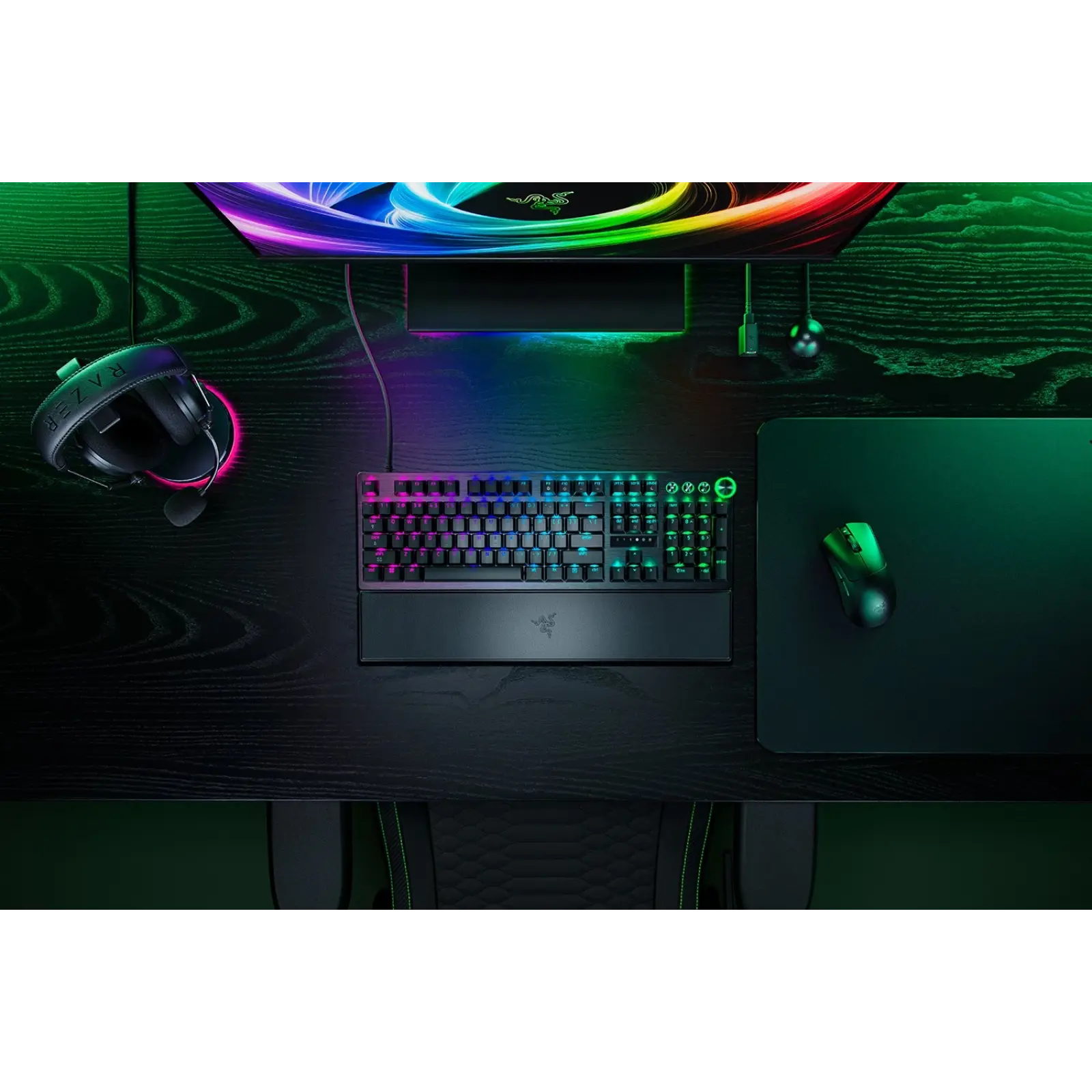 Клавиатура Razer Huntsman V3 Pro 8KHz (RZ03-05530100-R3M1) UA