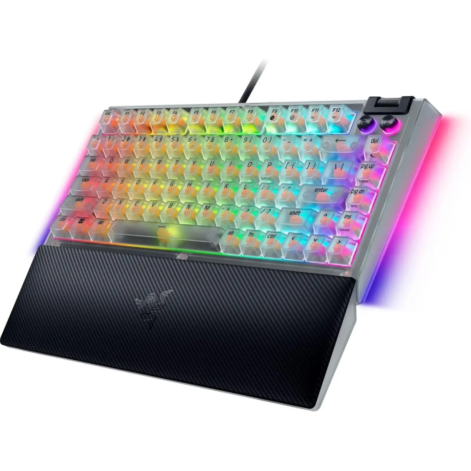 Клавіатура Razer BlackWidow V4 RGB Mechanical Tactile Switch Phantom White (RZ03-05003500-R3M1) UA