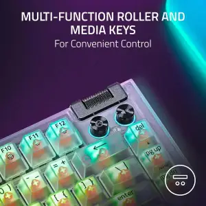 Клавіатура Razer BlackWidow V4 RGB Mechanical Tactile Switch Phantom White (RZ03-05003500-R3M1) UA