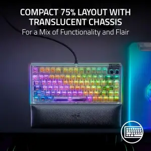 Клавіатура Razer BlackWidow V4 RGB Mechanical Tactile Switch Phantom White (RZ03-05003500-R3M1) UA