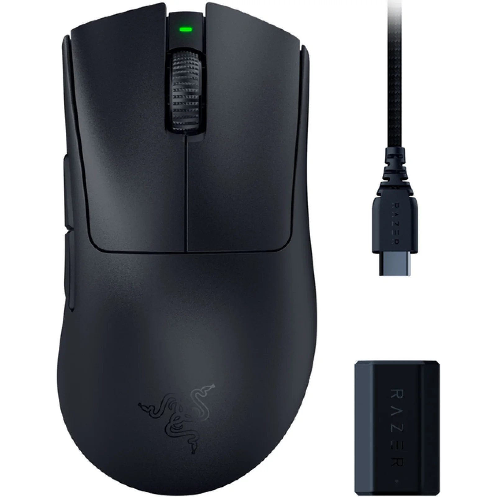 Мышь Razer DeathAdder V3 Pro Wireless & Mouse Dock Black (RZ01-04630300-R3WL)