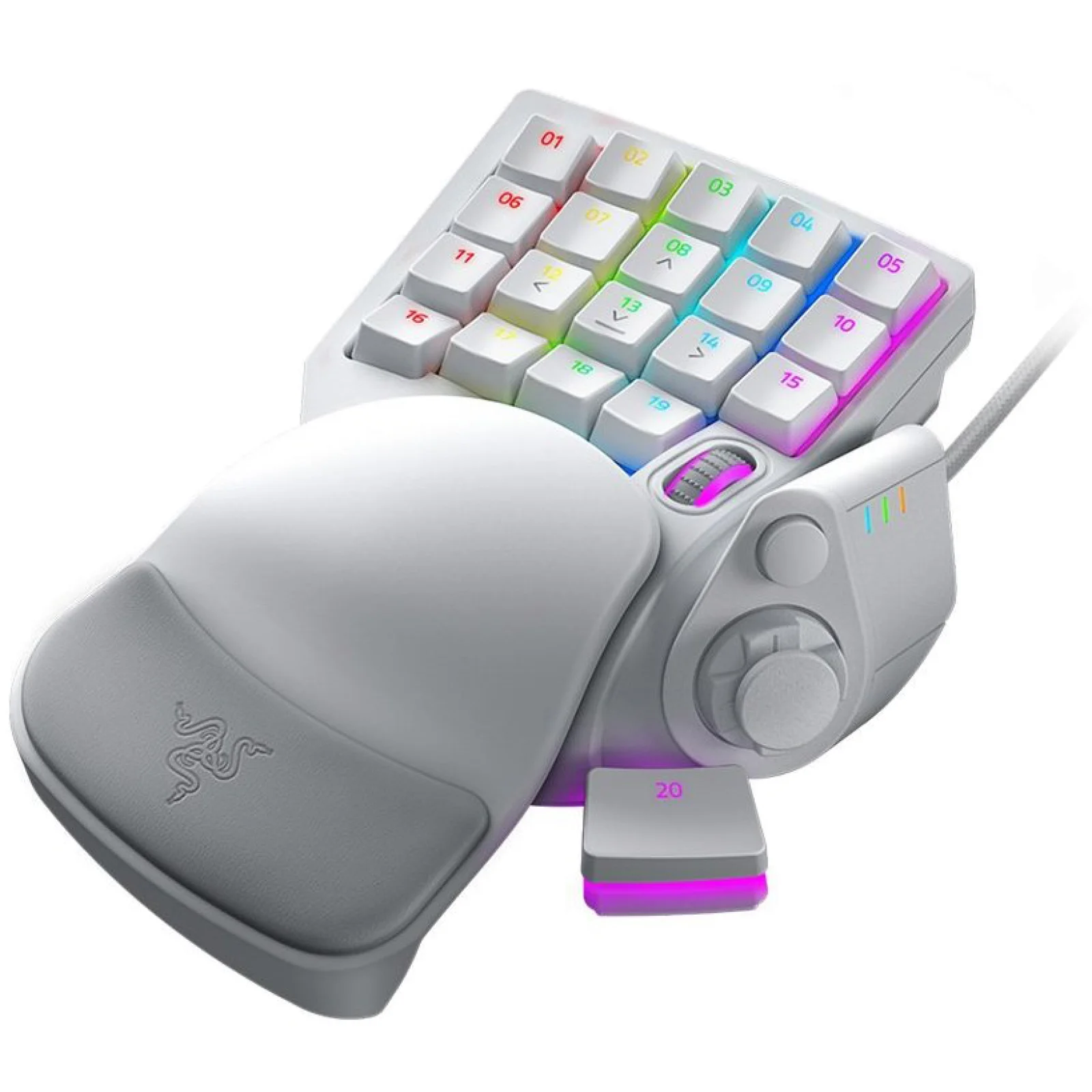 Игровой кейпад Razer Tartarus Pro Mercury White USB (RZ07-03110200-R3M1)