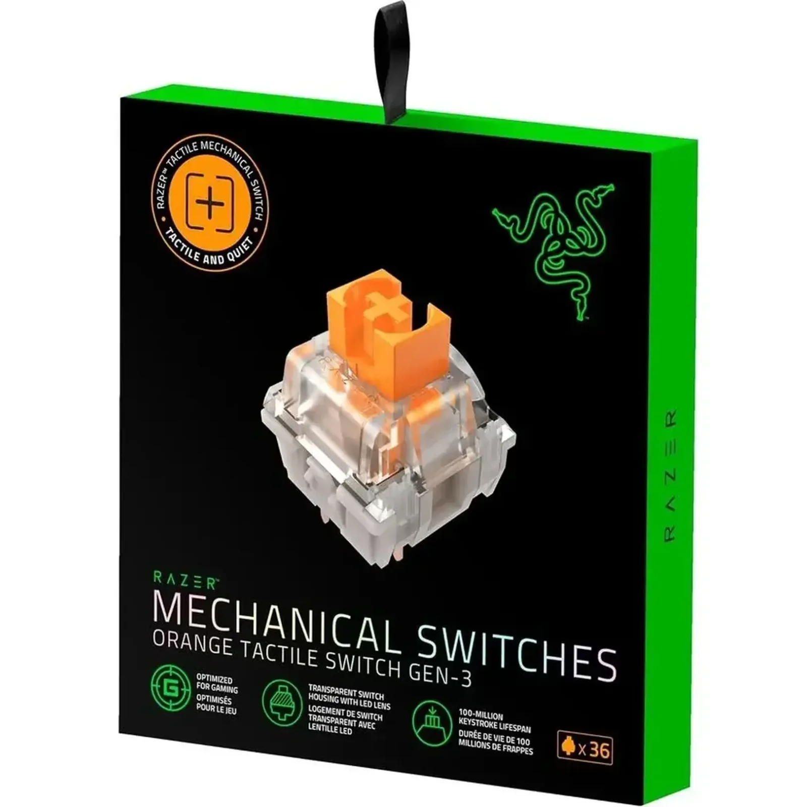 Набір перемикачів для клавіатури Razer Mechanical Switches Orange Tactile Switch (RC21-02040300-R3M1)