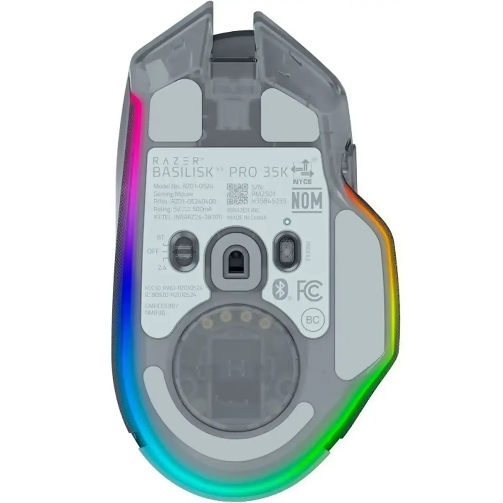 Миша Razer Basilisk V3 PRO Wireless 35K Phantom White (RZ01-05240400-R3U)
