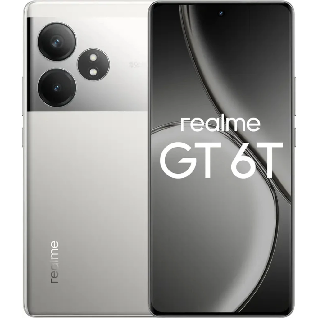 Смартфон Realme GT 6T 5G 12/256 Fluid Silver EU