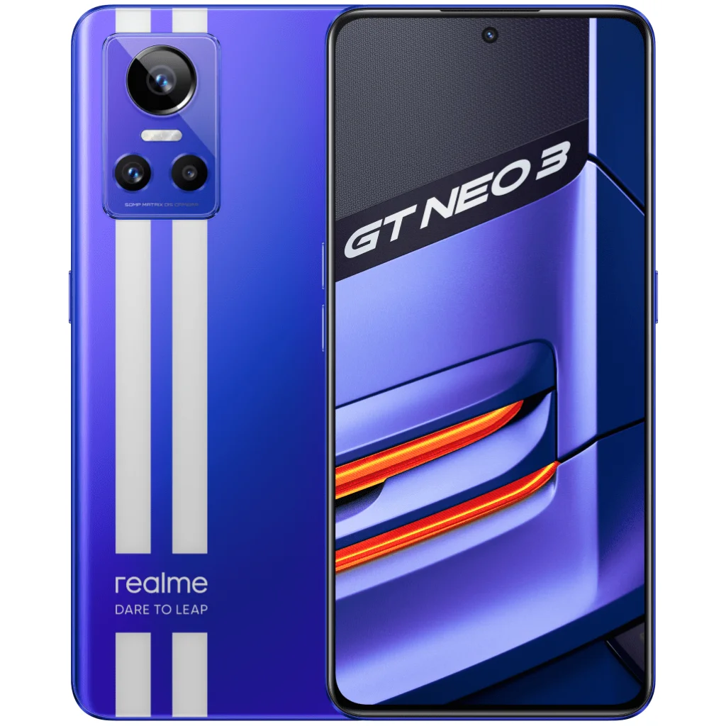 Смартфон Realme GT Neo 3 5G 150W 12/256GB Nitro Blue EU