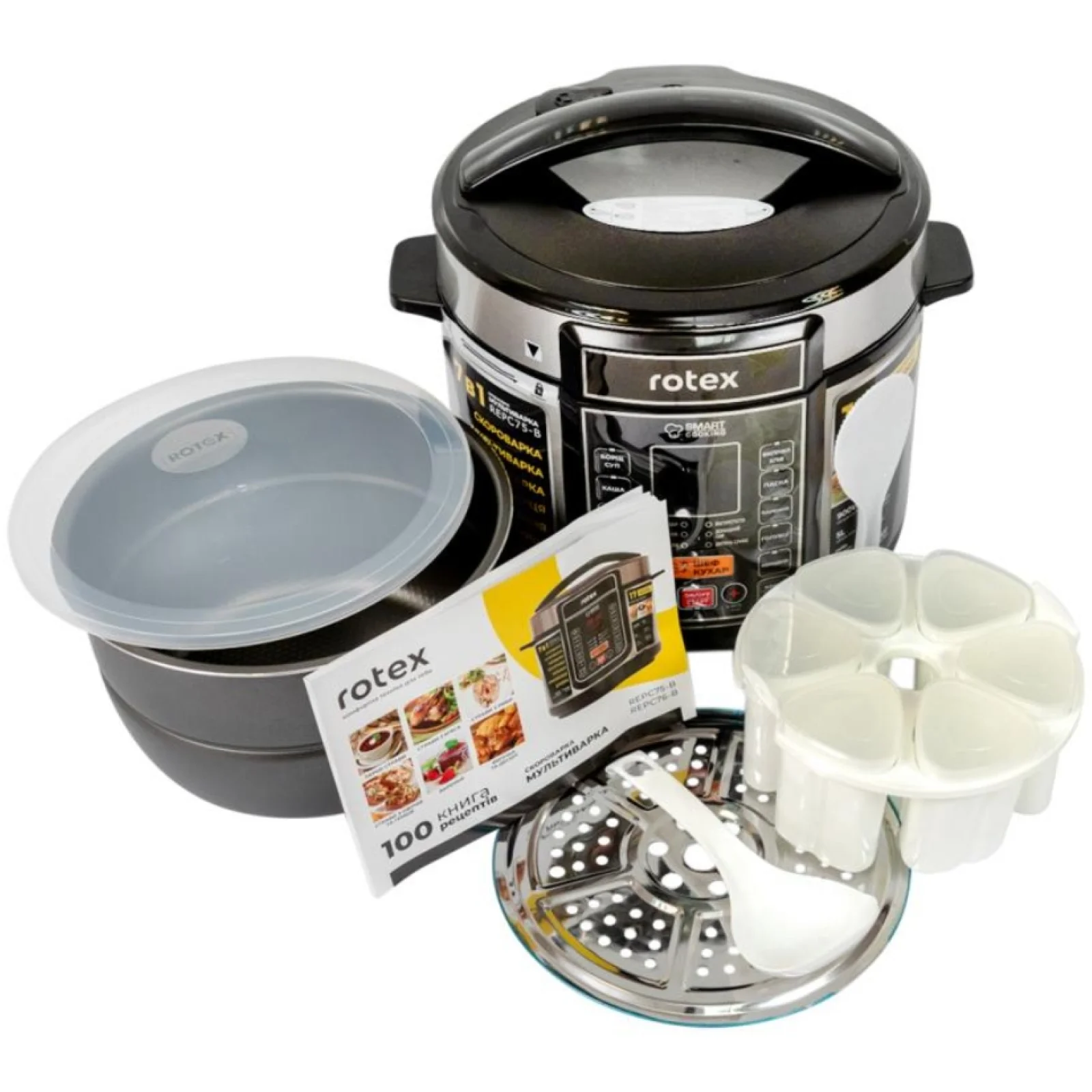 Мультиварка-скороварка Rotex REPC75-B UA