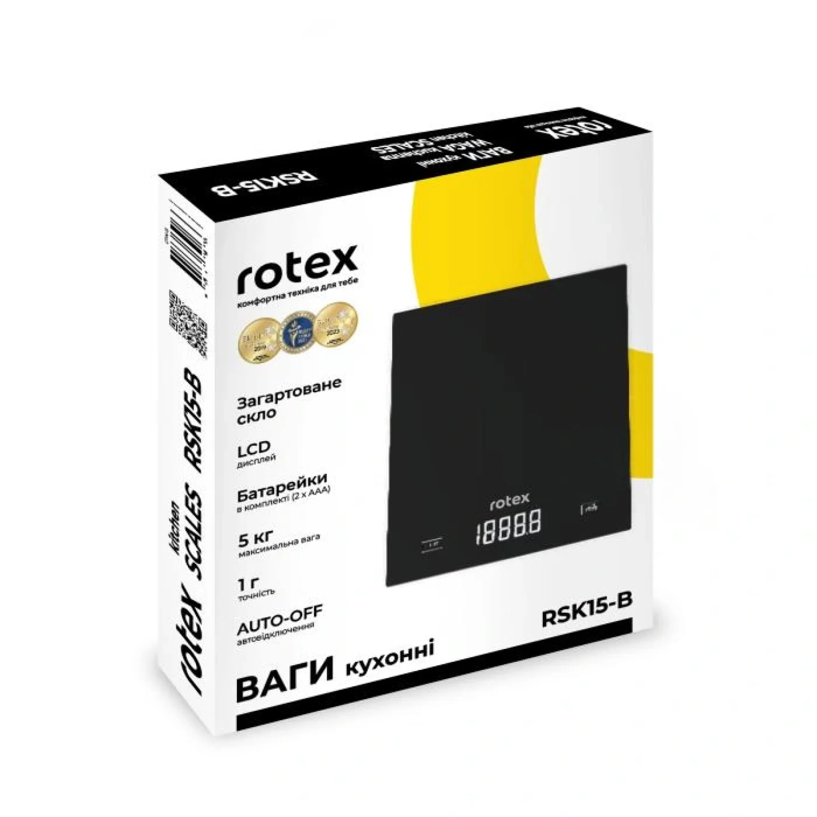 Весы кухонные Rotex RSK15-B UA