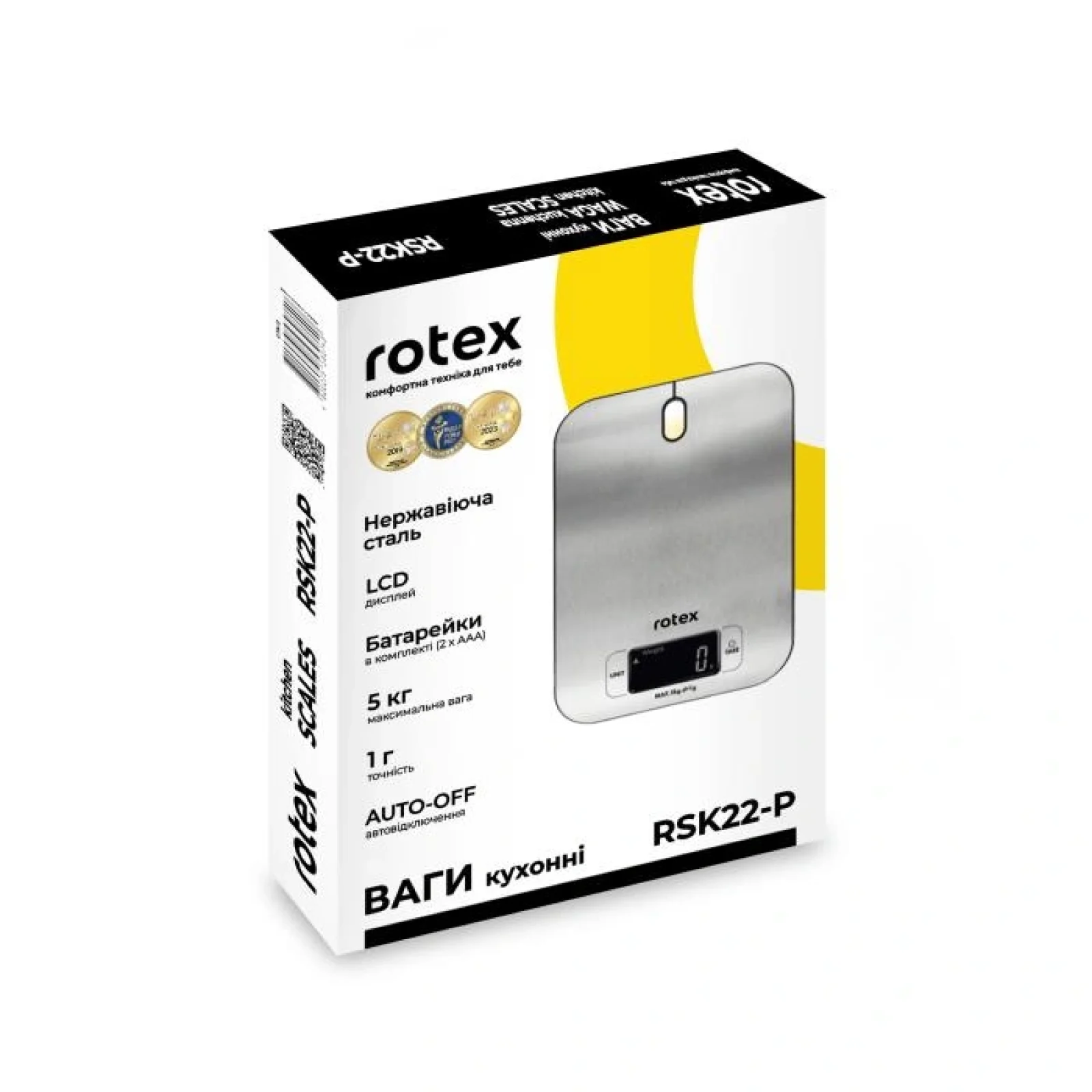Весы кухонные Rotex RSK22-P UA
