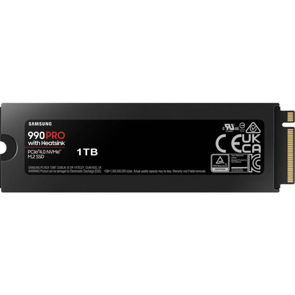 SSD внутрішні Samsung 990 PRO with Heatsink 1 TB (MZ-V9P1T0CW) UA