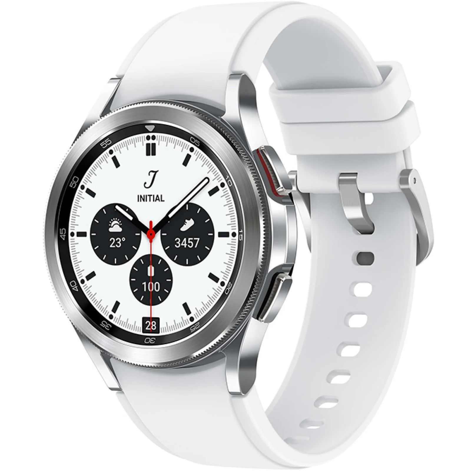 Смарт-часы Samsung Galaxy Watch4 Classic 42mm Silver (SM-R880NZSA) UA