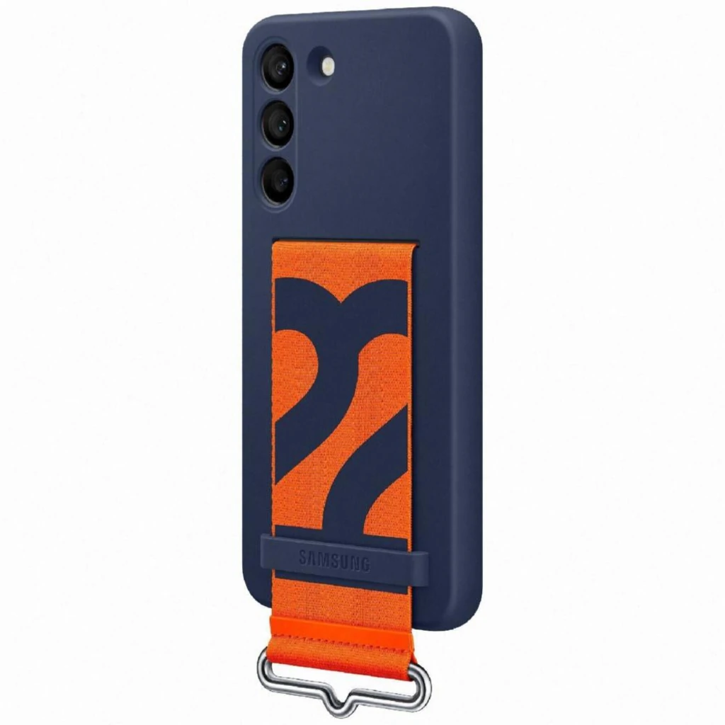 Чохол Samsung Silicone Cover with Strap Navy для Samsung Galaxy S22 Plus SM-S906 (EF-GS906TNEG)