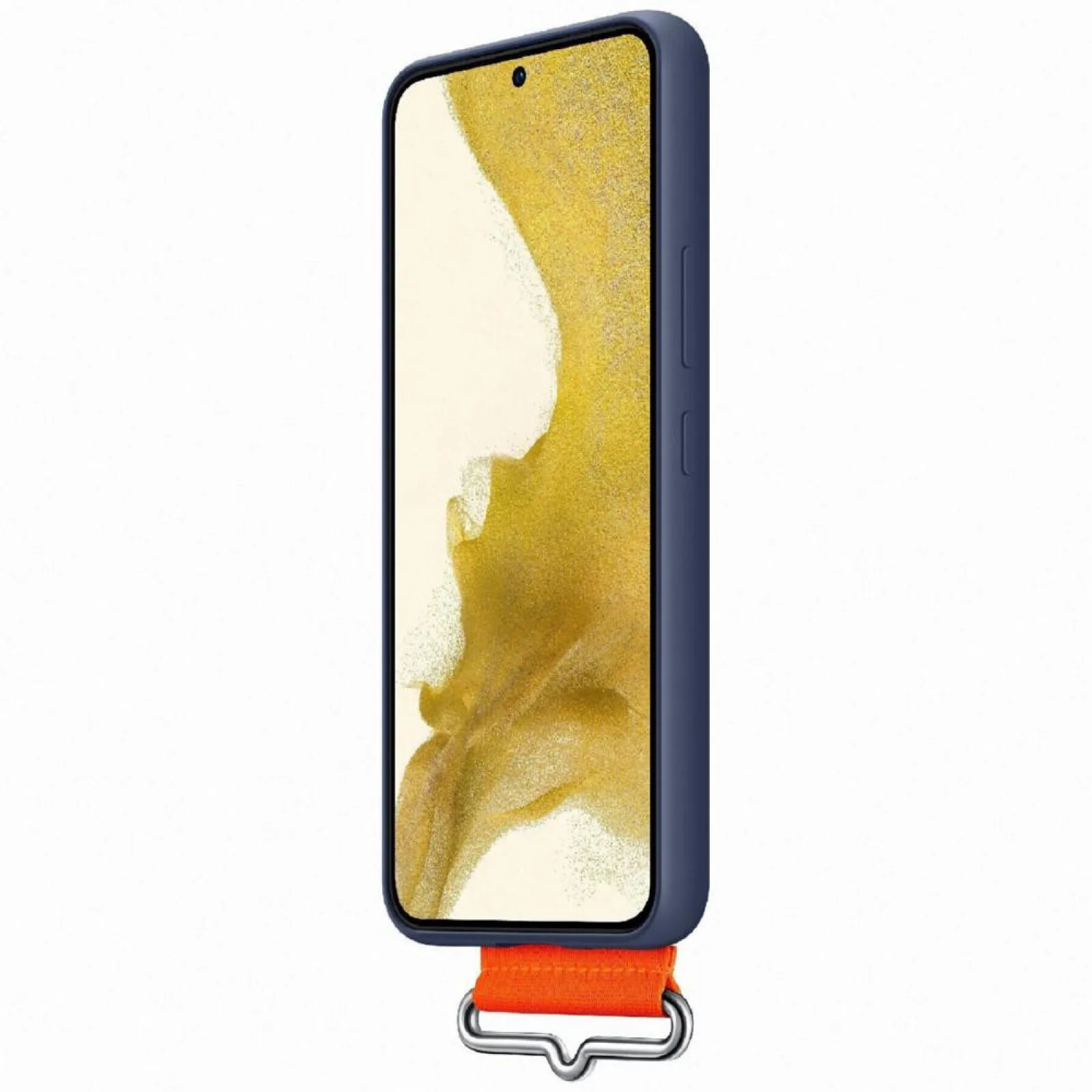 Чехол Samsung Silicone Cover with Strap Navy для Samsung Galaxy S22 SM-S901 (EF-GS901TNEG)