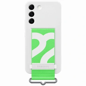 Чехол Samsung Silicone Cover with Strap White для Samsung Galaxy S22 Plus SM-S906 (EF-GS906TWEG)