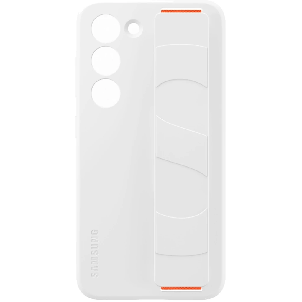 Чехол Samsung Silicone Grip Case White для Samsung Galaxy S23 Plus SM-S916 (EF-GS916TWEG)