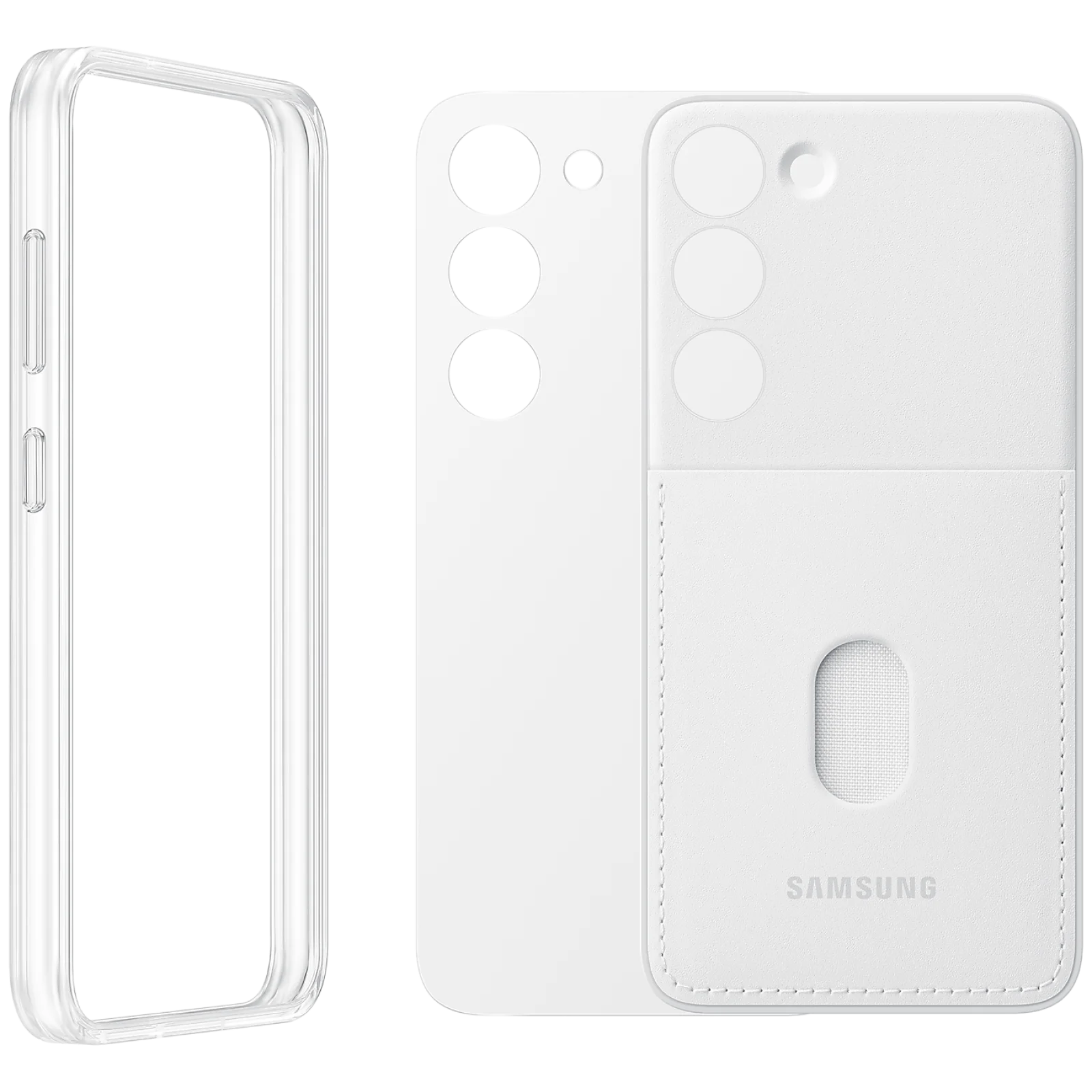 Чохол Samsung Frame Cover White для Samsung Galaxy S23 SM-S911 (EF-MS911CWEG)