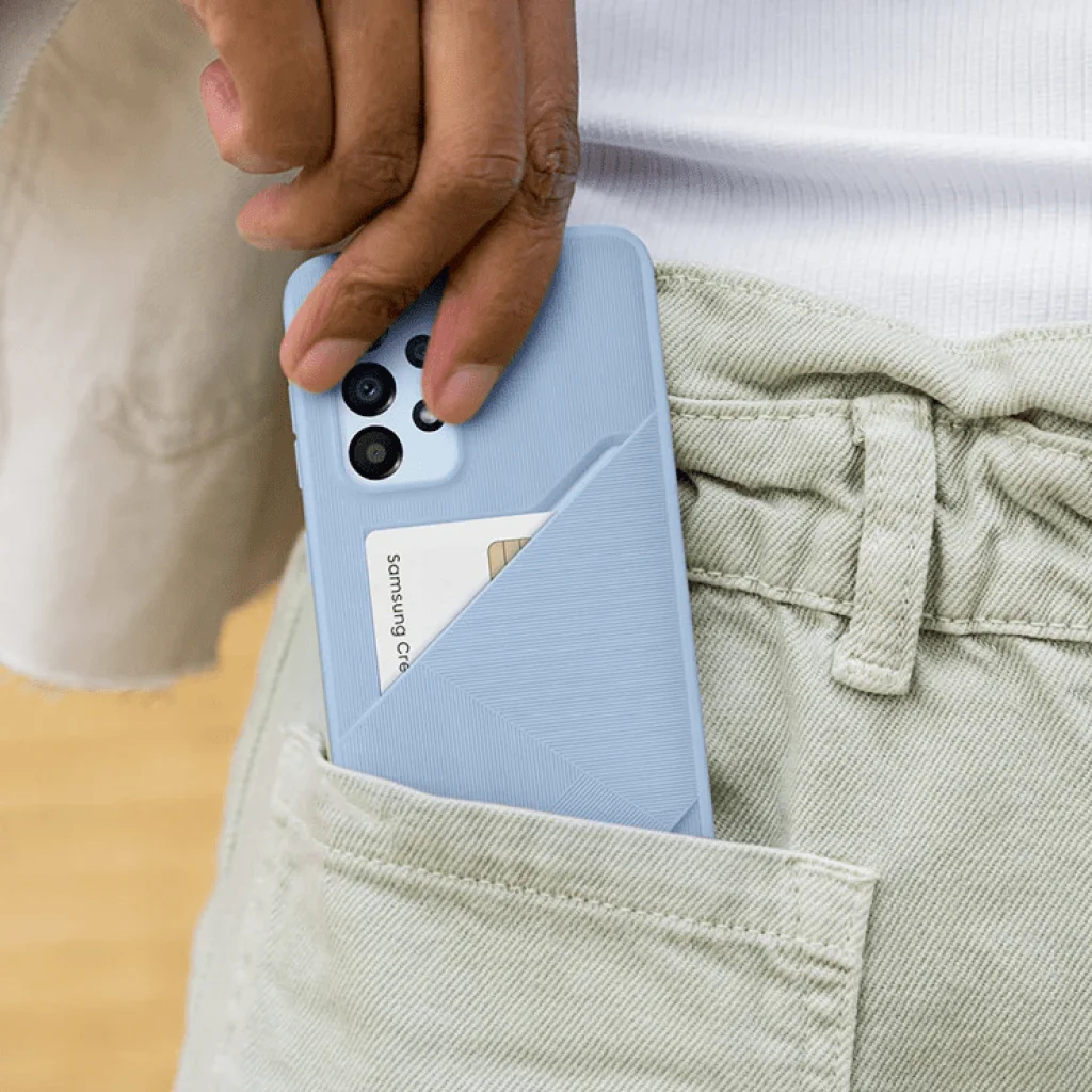 Чохол Samsung Card Slot Cover Artic Blue для Samsung Galaxy A33 SM-A336 (EF-OA336TLEG)