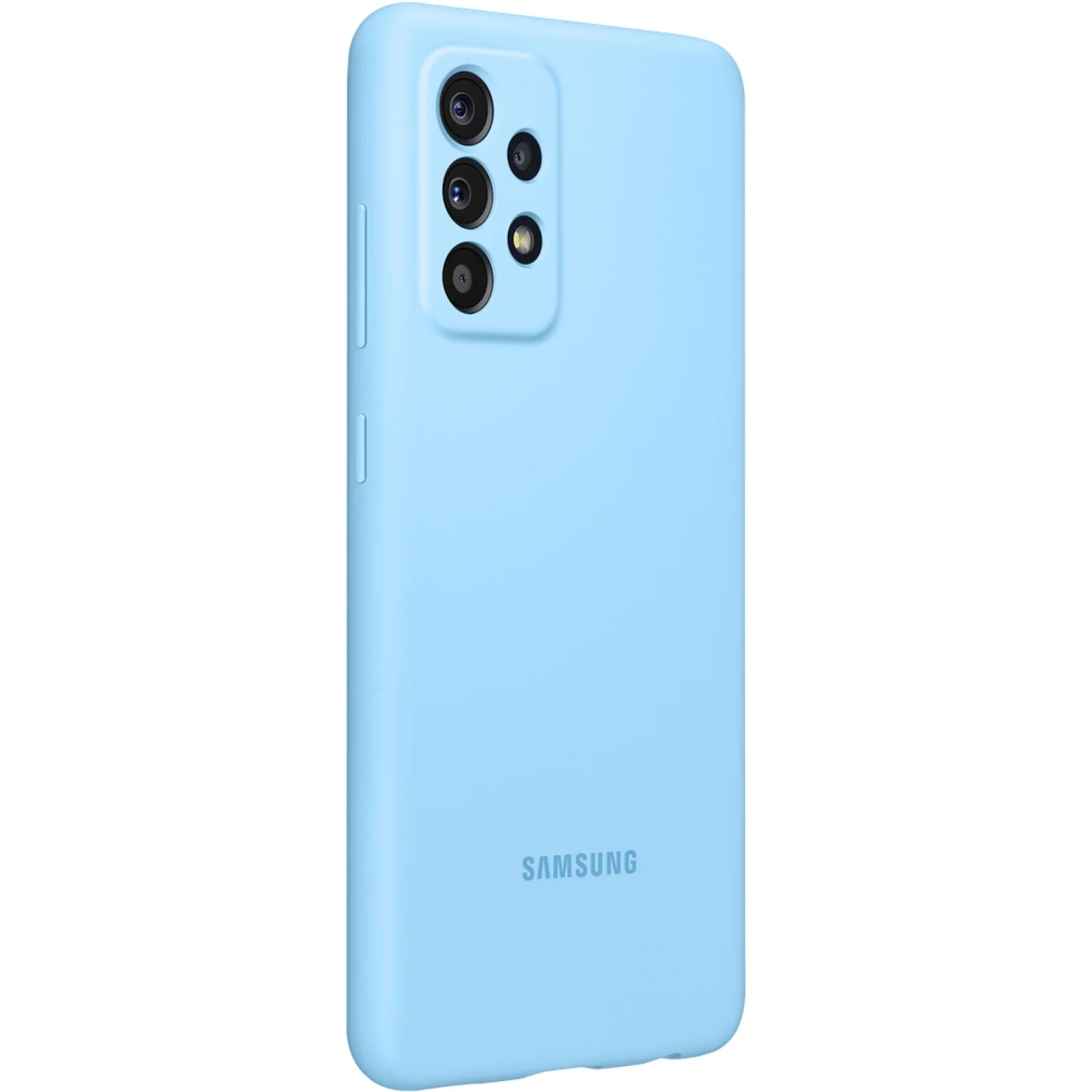Чехол Samsung Silicone Cover Blue для Samsung Galaxy A52 SM-A525