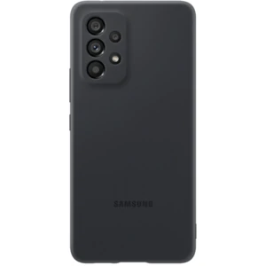 Цвет: Черный - Чехол Samsung Silicone Cover Black для Samsung Galaxy A53 5G SM-A536 (EF-PA536TBEG)