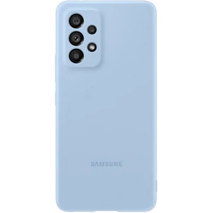 Цвет: Голубой - Чехол Samsung Silicone Cover Artic Blue для Samsung Galaxy A53 5G SM-A536 (EF-PA536TLEG)